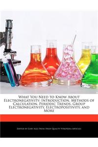 What You Need to Know about Electronegativity