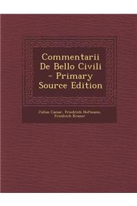 Commentarii de Bello Civili