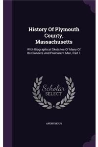History of Plymouth County, Massachusetts