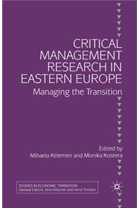 Critical Management Research in Eastern Europe