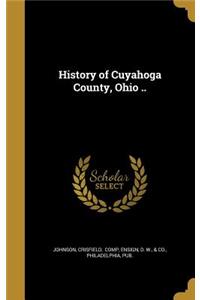 History of Cuyahoga County, Ohio ..
