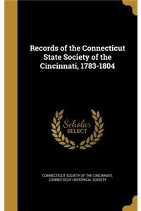 Records of the Connecticut State Society of the Cincinnati, 1783-1804