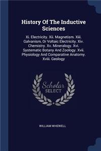 History of the Inductive Sciences