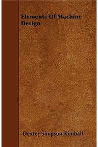Elements Of Machine Design
