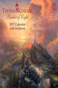 Thomas Kinkade Painter of Light With Scripture 2017 Calendar