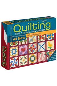 Quilting Block & Pattern-a-Day 2019 Day-to-Day Activity Calendar