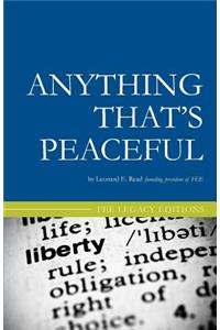 Anything That's Peaceful