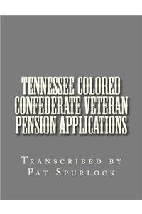 Tennessee Colored Confederate Veteran Pension Applications