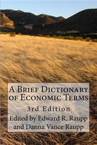 Brief Dictionary of Economic Terms