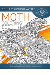 Moth Coloring Book