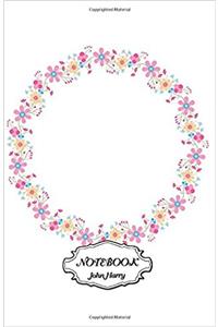 Notebook Journal Dot-grid Flower Circle