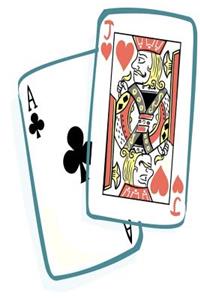 Casino Journal Ace Jack Poker Cards