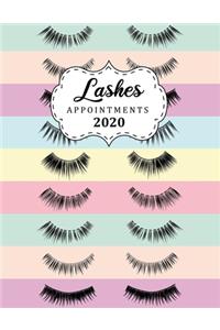 Lashes Appointments 2020