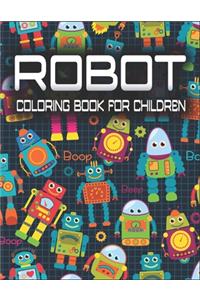 Robot Coloring Book for Children