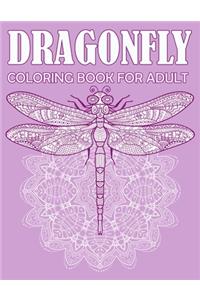 dragonfly coloring books for adult