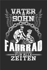 Vater und Sohn Fahrrad Kumpels für alle Zeiten
