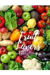 Fruit Lovers 100 page Journal