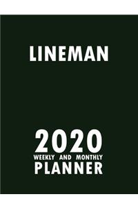 Lineman 2020 Weekly and Monthly Planner