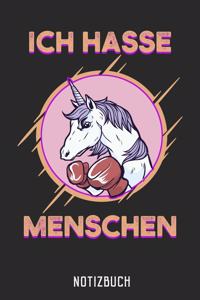 Ich Hasse Menschen Notizbuch