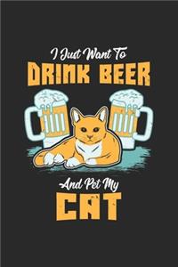 I Just Want To Drink Beer And Pet My Cat