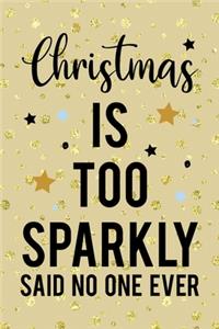 Christmas Is Too Sparkly Said No One Ever