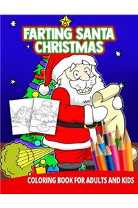 Farting Santa Christmas Coloring Book For Adults And Kids