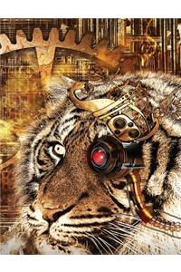 Steampunk Tiger Journal, Graph Paper