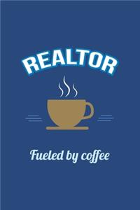Realtor Fueled by Coffee Journal, Blank Sketch Paper