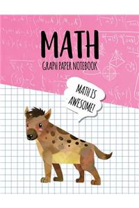 Math Graph Paper Notebook