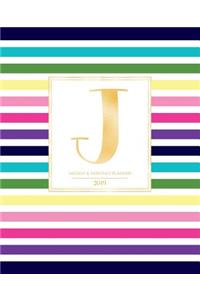 Weekly & Monthly Planner 2019