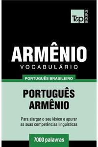 Vocabulário Português Brasileiro-Armênio - 7000 palavras