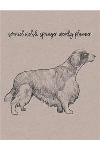 Spaniel Welsh Springer Weekly Planner