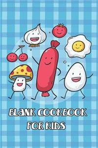 Blank Cookbook for Kids