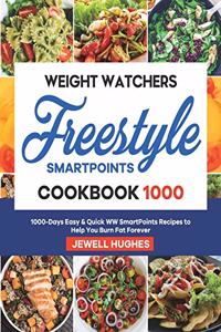 Weight Watchers Freestyle SmartPoints Cookbook 1000