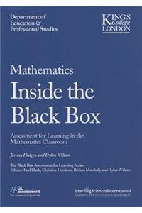 Mathematics Inside the Black Box: Assessment for Learning in the Mathematics Classroom