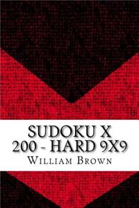 Sudoku X 200 - Hard 9x9