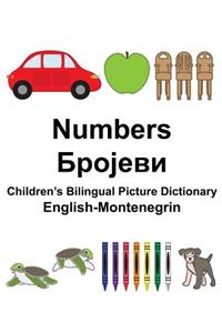 English-Montenegrin Numbers Children's Bilingual Picture Dictionary