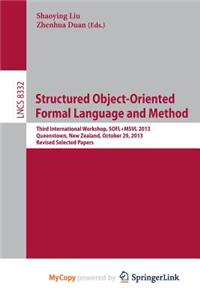 Structured Object-Oriented Formal Language and Method