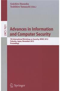 Advances in Information and Computer Security