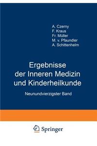 Ergebnisse Der Inneren Medizin Und Kinderheilkunde