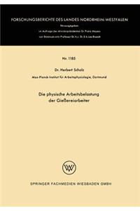 Die physische Arbeitsbelastung der Gießereiarbeiter
