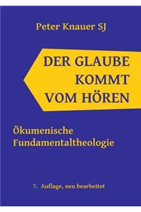 Glaube kommt vom Hören