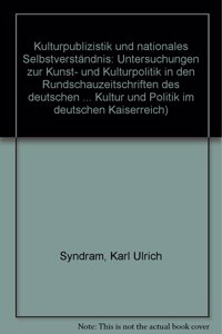 Kulturpublizistik Und Nationales Selbstverstandnis