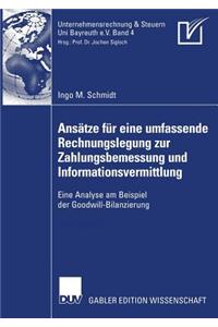 Ansätze für eine umfassende Rechnungslegung zur Zahlungsbemessung und Informationsvermittlung