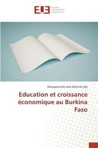 Education Et Croissance Économique Au Burkina Faso