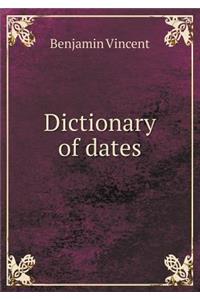 Dictionary of Dates