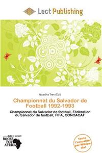 Championnat Du Salvador de Football 1992-1993