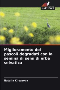 Miglioramento dei pascoli degradati con la semina di semi di erba selvatica