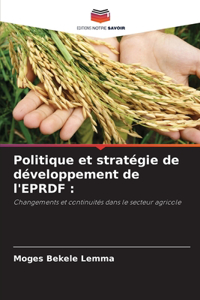Politique et stratégie de développement de l'EPRDF