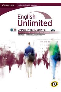 English Unlimited for Spanish Speakers Upper Intermediate Self-study Pack (workbook with DVD-ROM and Audio CD)